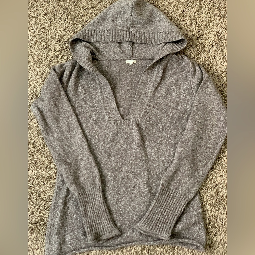 Maurices Hooded V-Neck Sweater